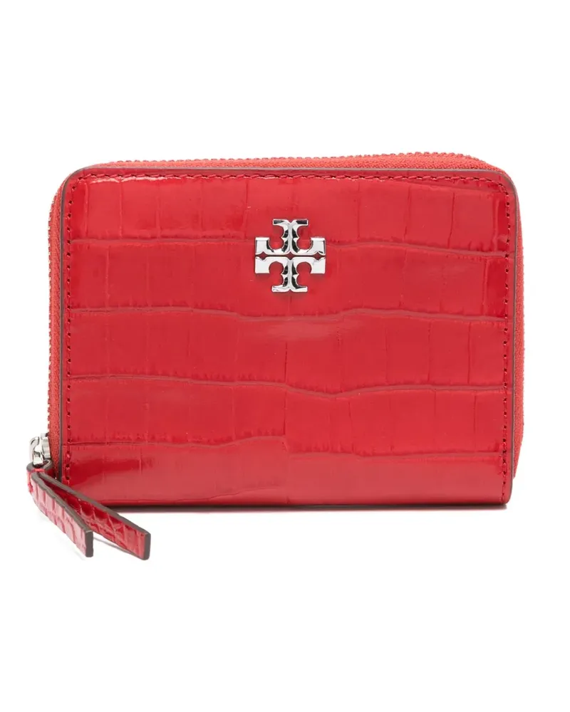 Tory Burch Portemonnaie mit Kroko-Effekt - Rot Rot