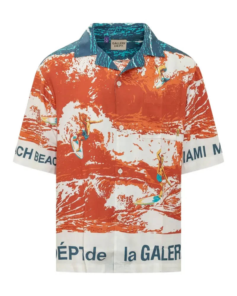 GALLERY DEPT. graphic-print shirt - Rot Rot