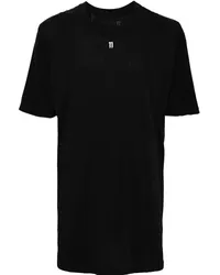 Boris Bidjan Saberi T-Shirt mit Logo-Etikett Schwarz