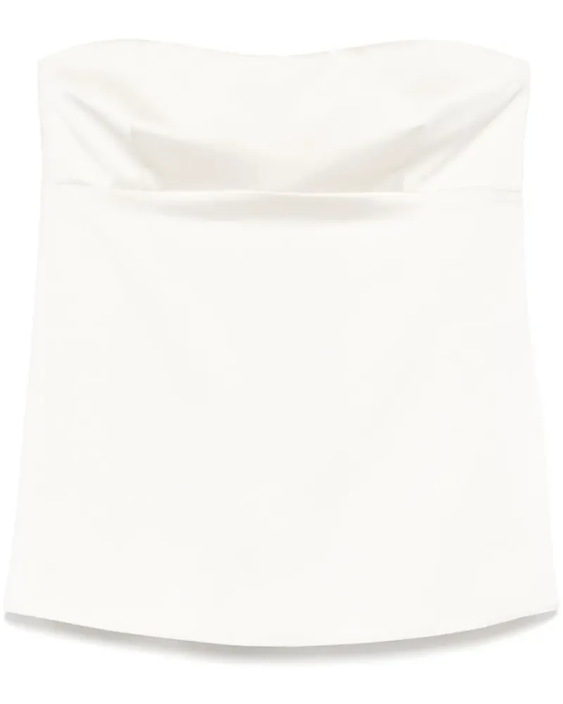 Patrizia Pepe Oberteil aus Satin - Nude Nude