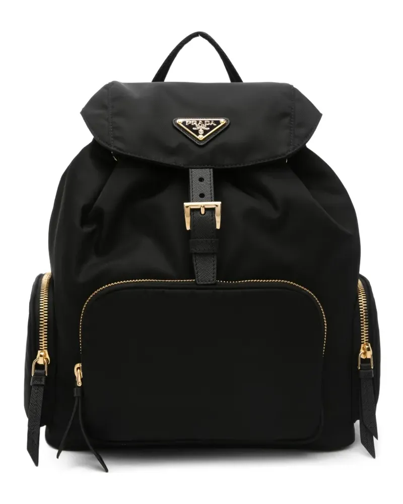 Prada Rucksack aus Re-Nylon - Schwarz Schwarz