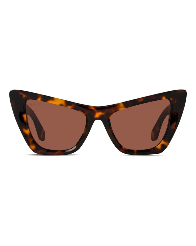 OFF-WHITE Edvard Cat-Eye-Sonnenbrille - Braun Braun