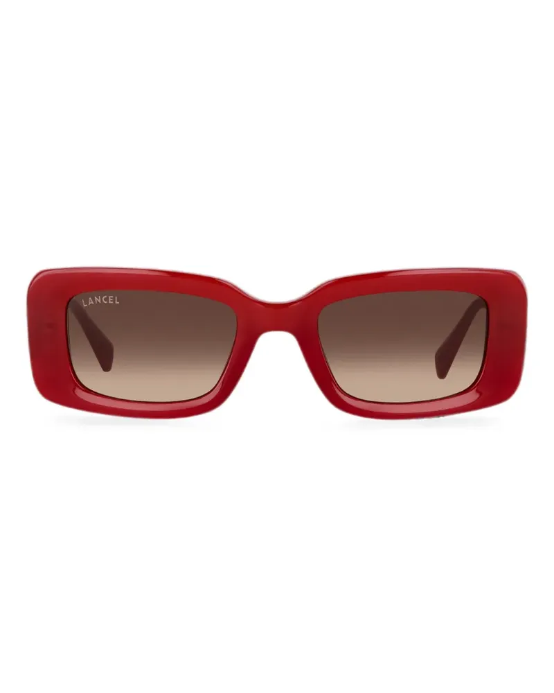 Lancel Premier Flirt rectangle-frame sunglasses - Rot Rot