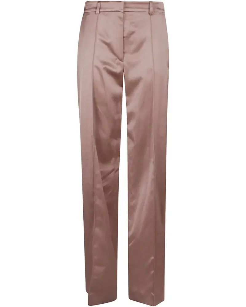 Balmain Hose aus Satin - Nude Nude