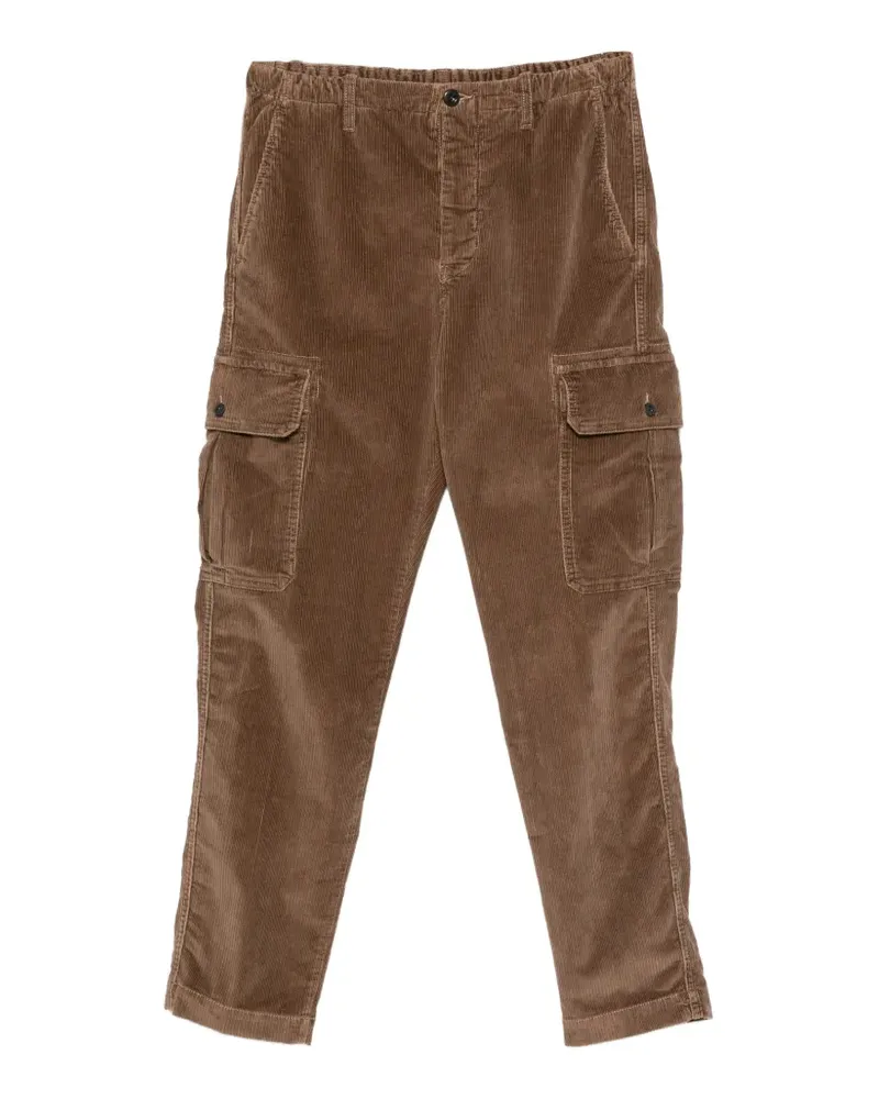 Incotex Cargohose aus Cord - Braun Braun