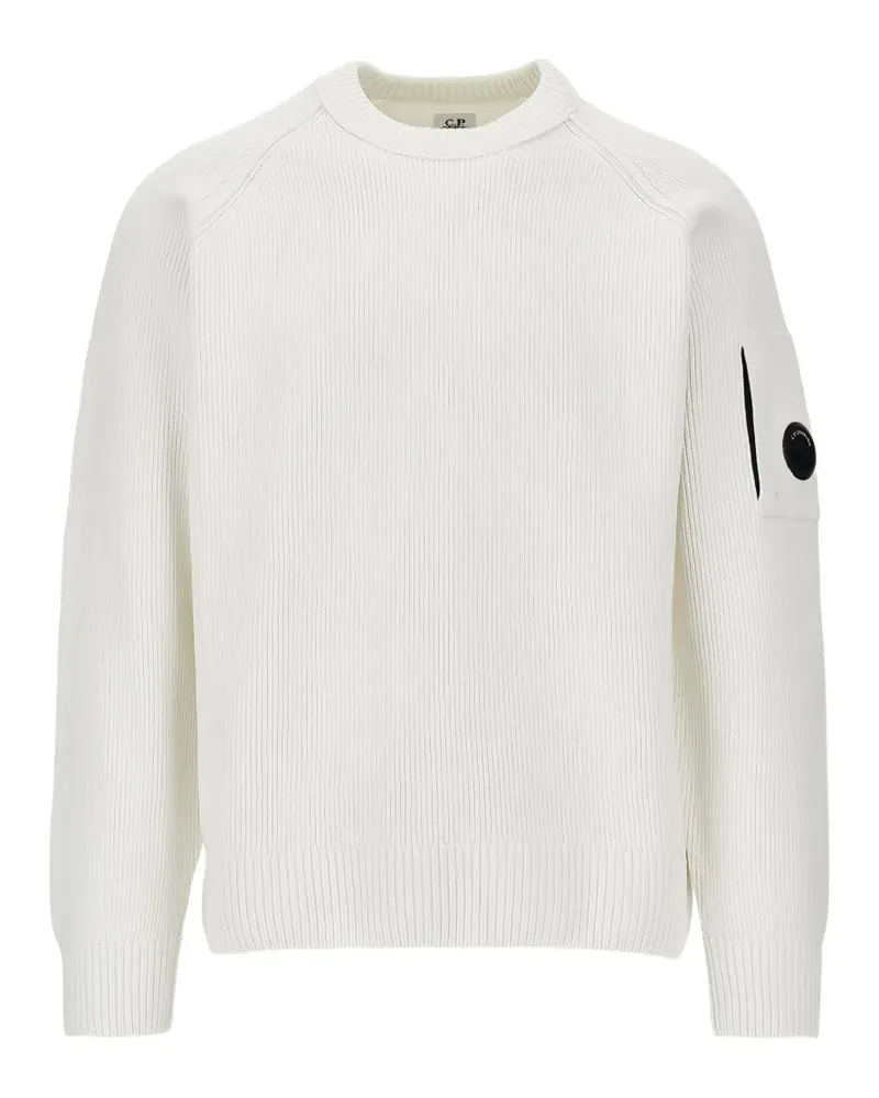 C.P. Company Lens-detail ribbed-knit sweater - Nude Nude