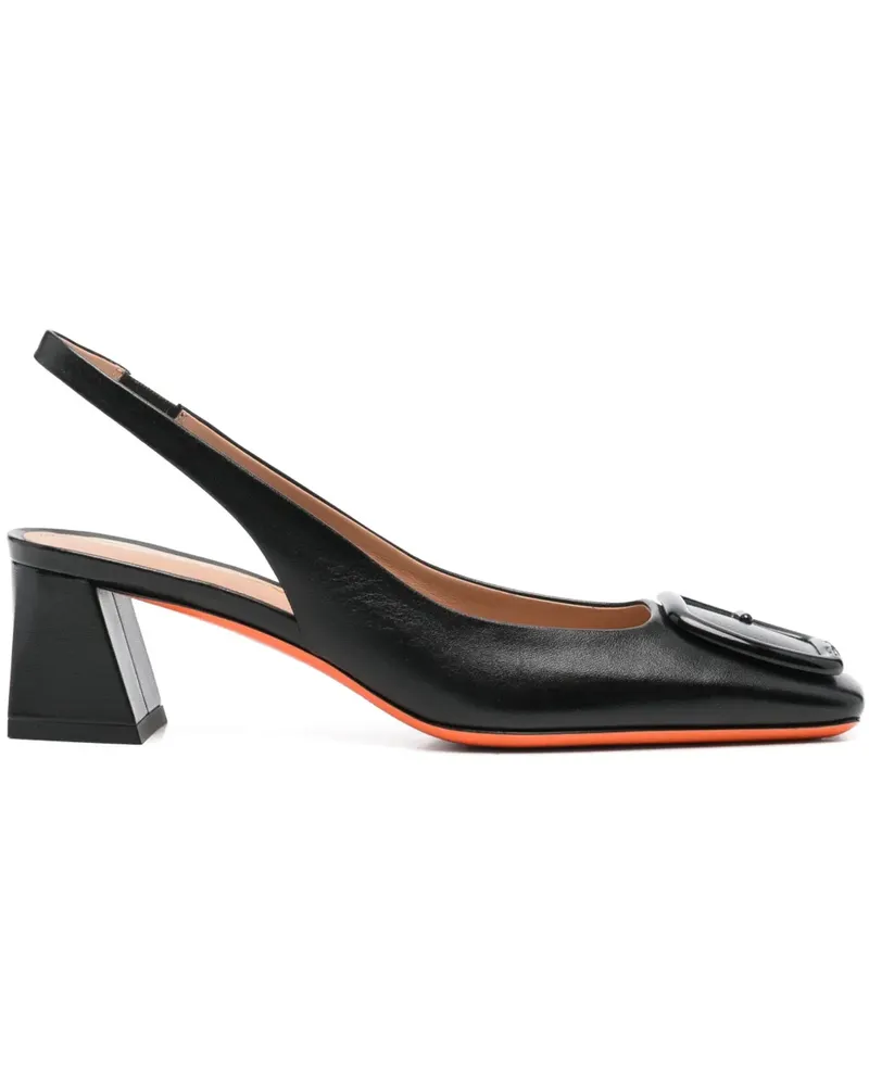 Santoni Pumps 55mm - Schwarz Schwarz