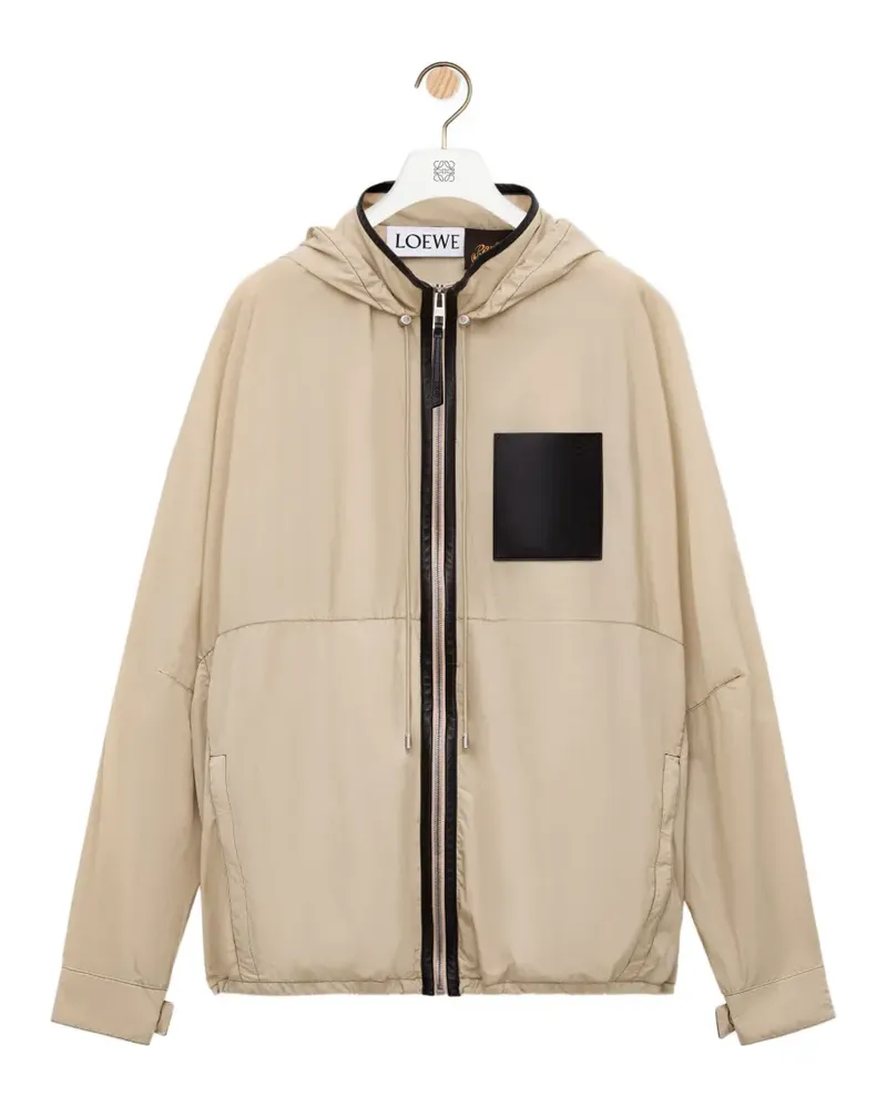 Loewe Kapuzenjacke aus Tech-Shell - Nude Nude
