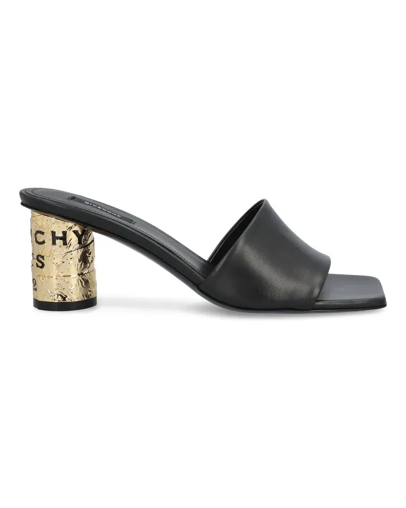 Givenchy logo-embossed leather sandals - Schwarz Schwarz