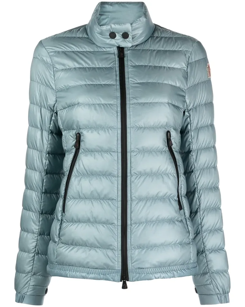 Moncler Gefütterte Jacke mit Stehkragen - Blau Blau
