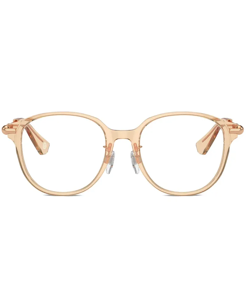 Burberry Brille im Panto-Design - Braun Braun