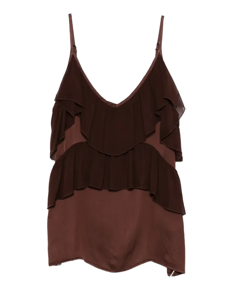 Dixie ruffled blouse - Braun Braun