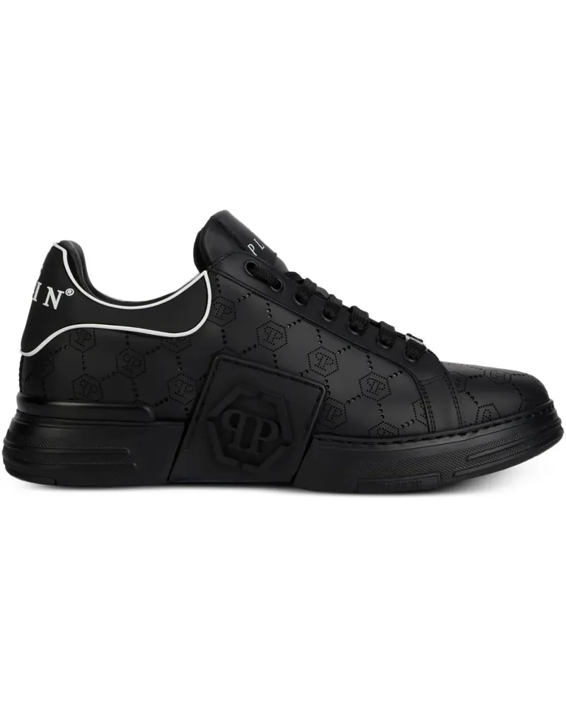 Philipp Plein Sneakers mit Monogramm - Schwarz Schwarz