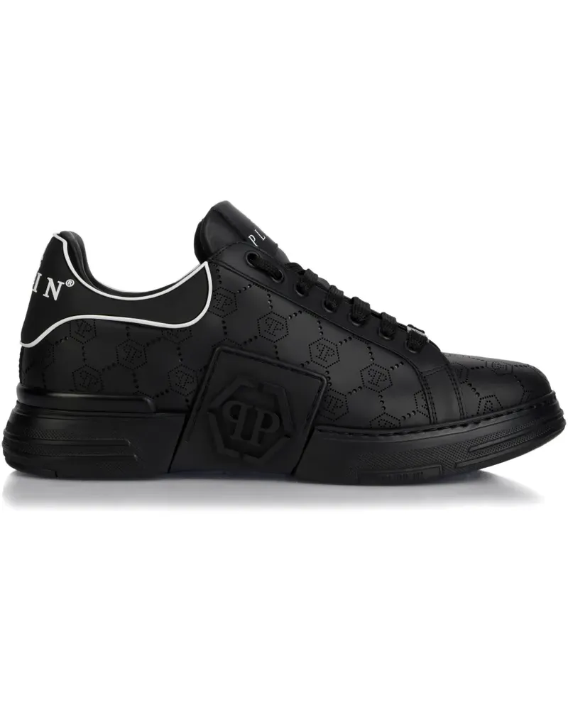 Philipp Plein monogram low-top sneakers - Schwarz Schwarz