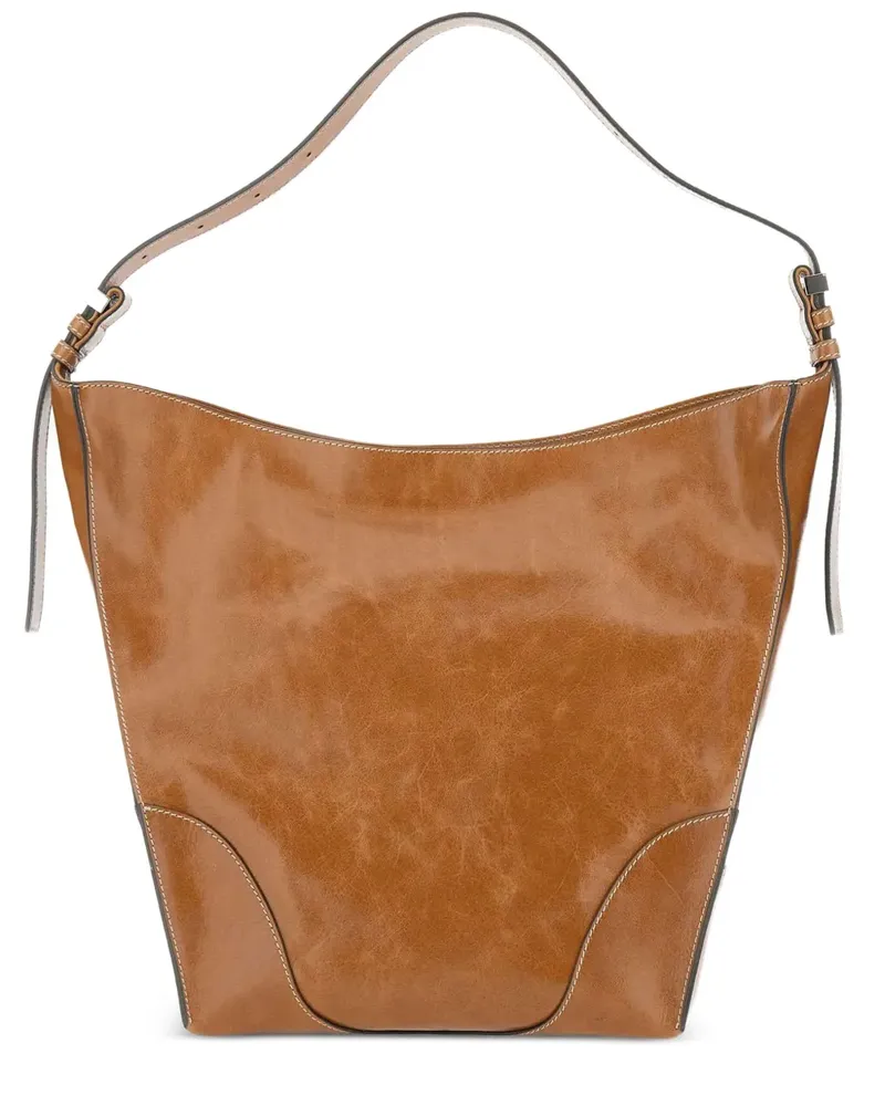 Gianni Chiarini Handtasche mit Schnallenriemen - Braun Braun
