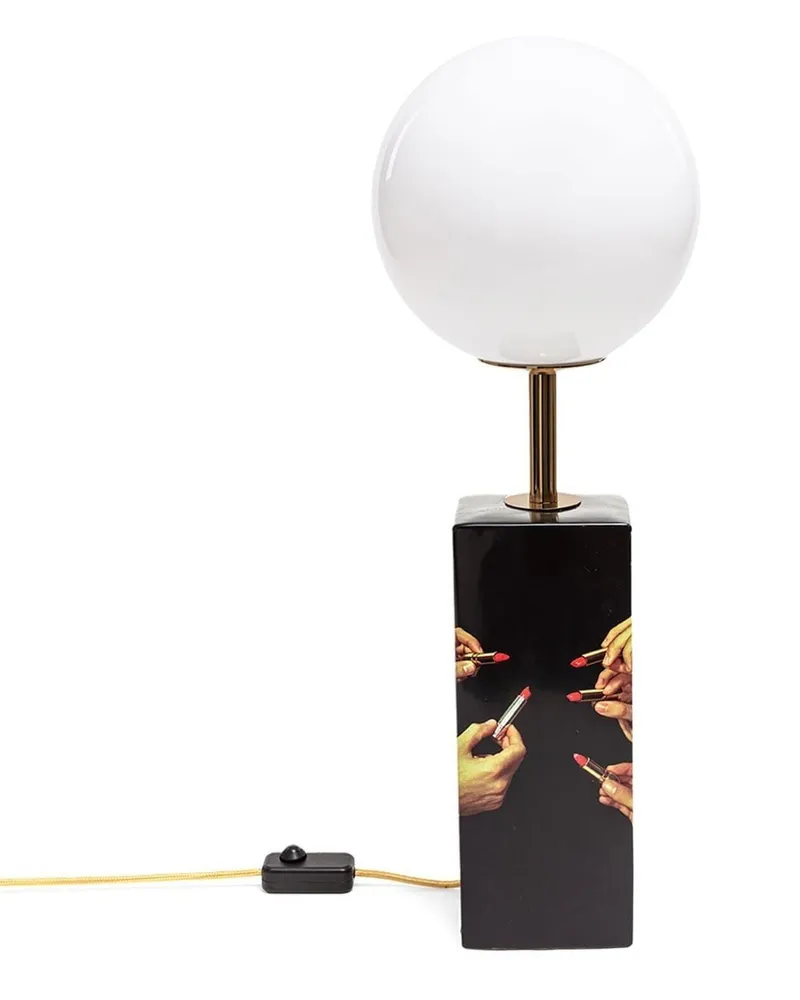 Seletti Lipsticks Tischlampe - Schwarz Schwarz