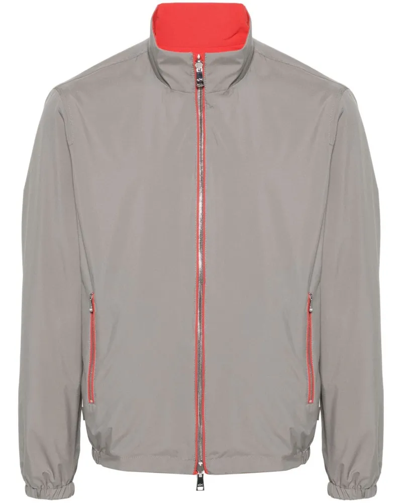 Paul & Shark Wendbare Typhoon Jacke Grau