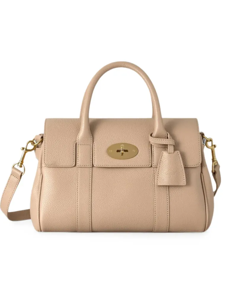 Mulberry Bayswater leather satchel bag - Nude Nude