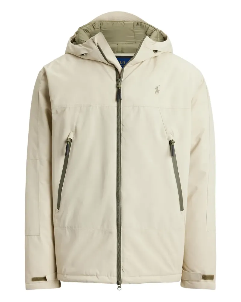 Ralph Lauren Isolierter Windbreaker mit Kapuze - Nude Nude
