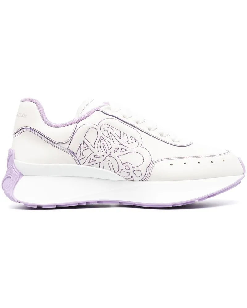 Alexander McQueen Sprint Runner Sneakers - Weiß Weiß