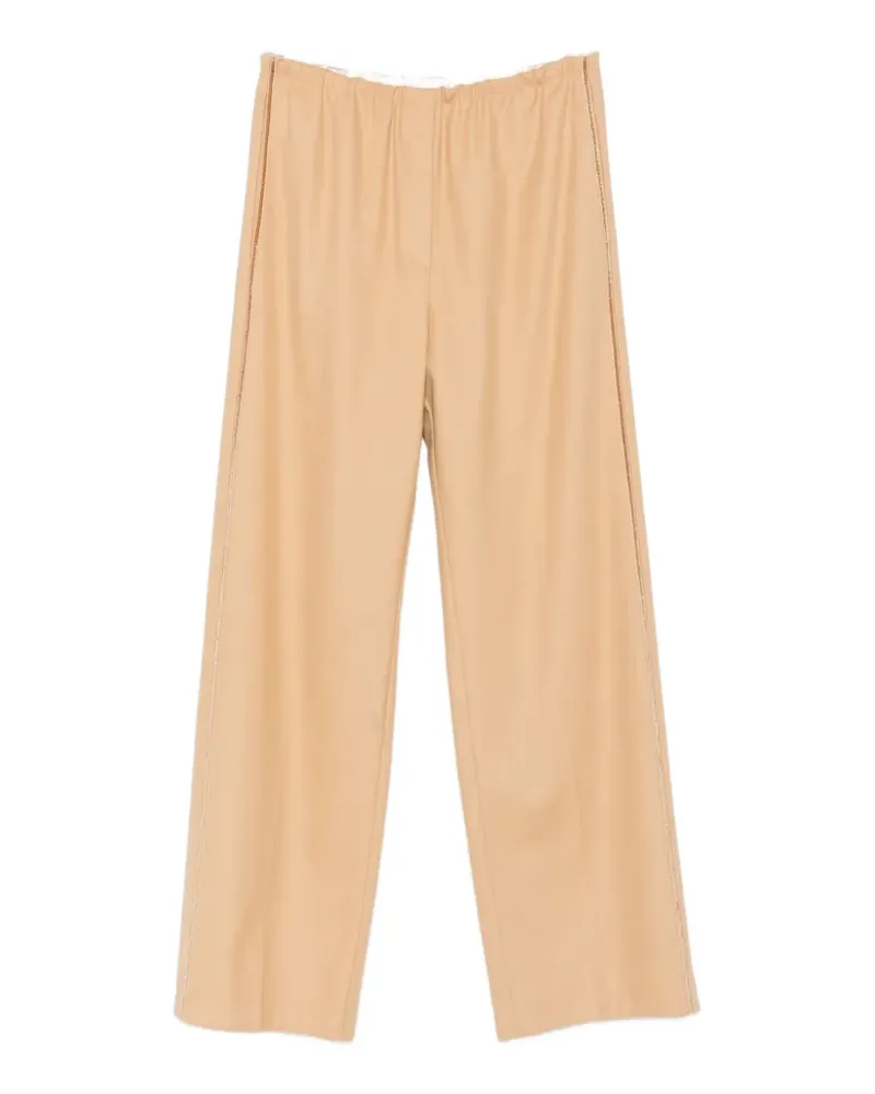 forte_forte Hose mit elastischem Bund - Nude Nude