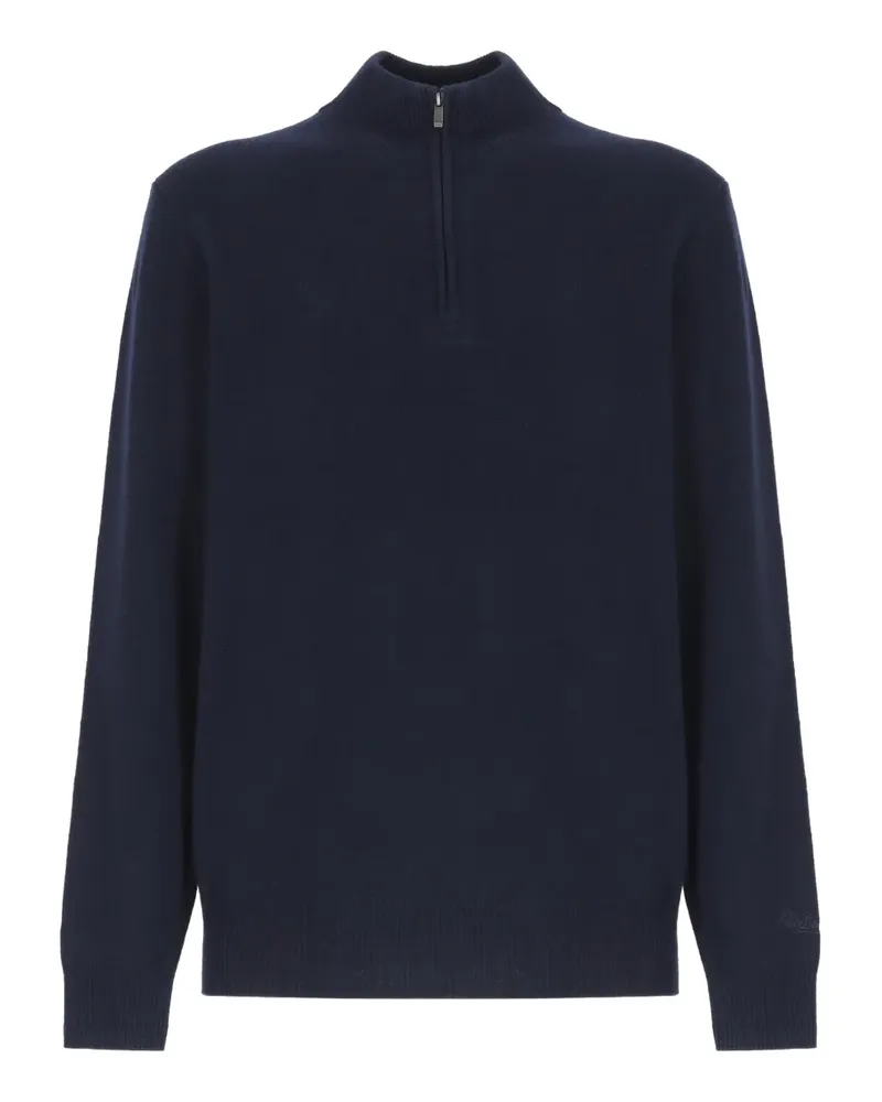 MC2 Saint Barth zip-neck sweater - Blau Blau