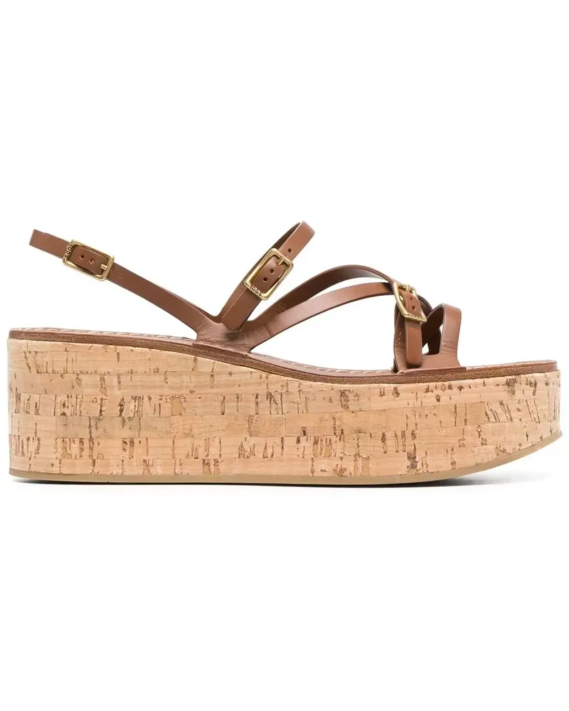 TOD'S Sandalen mit Riemen - Braun Braun
