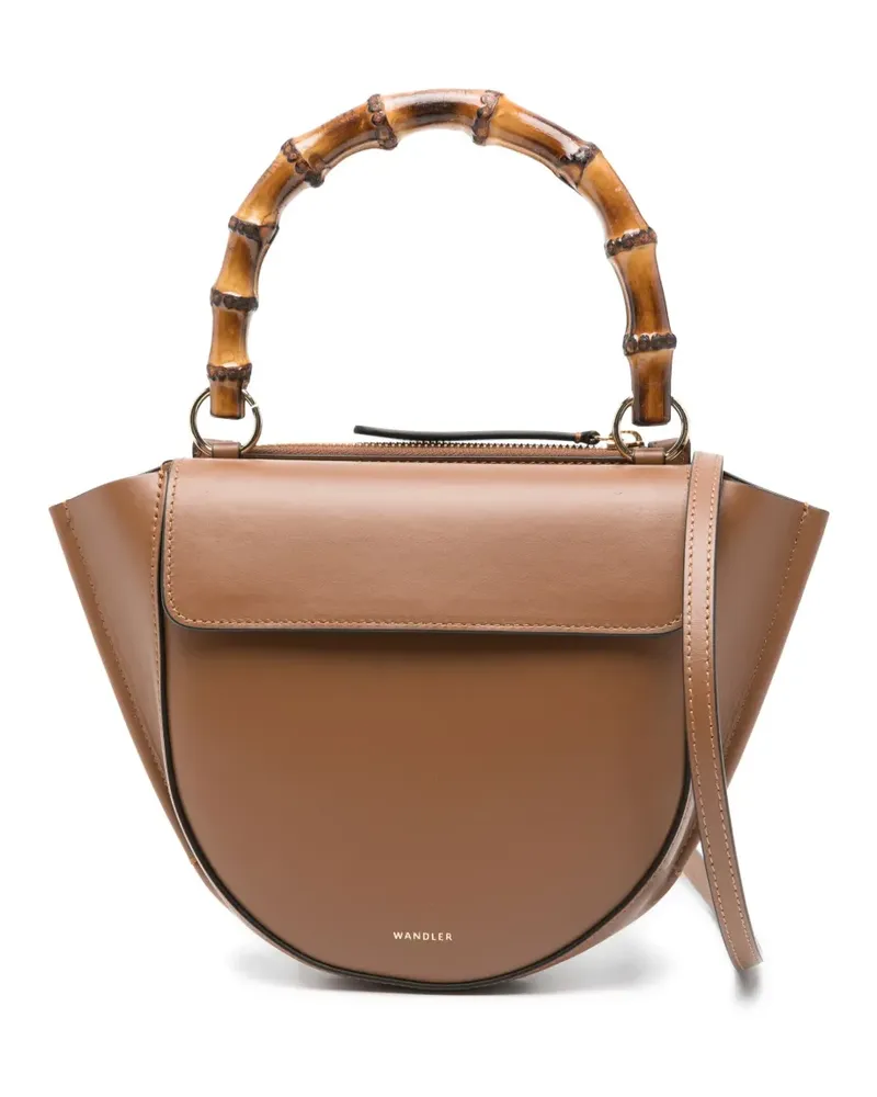WANDLER Mini Hortensia Handtasche - Braun Braun