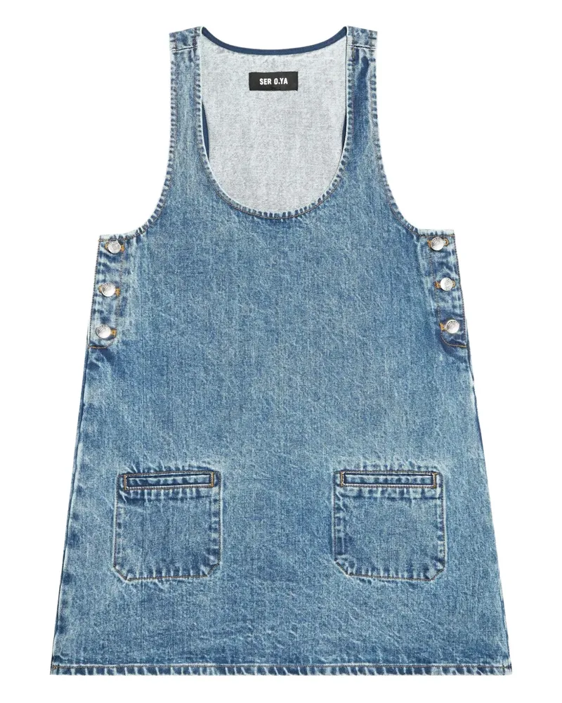 SER.O.YA Rayna Minikleid - Blau Blau
