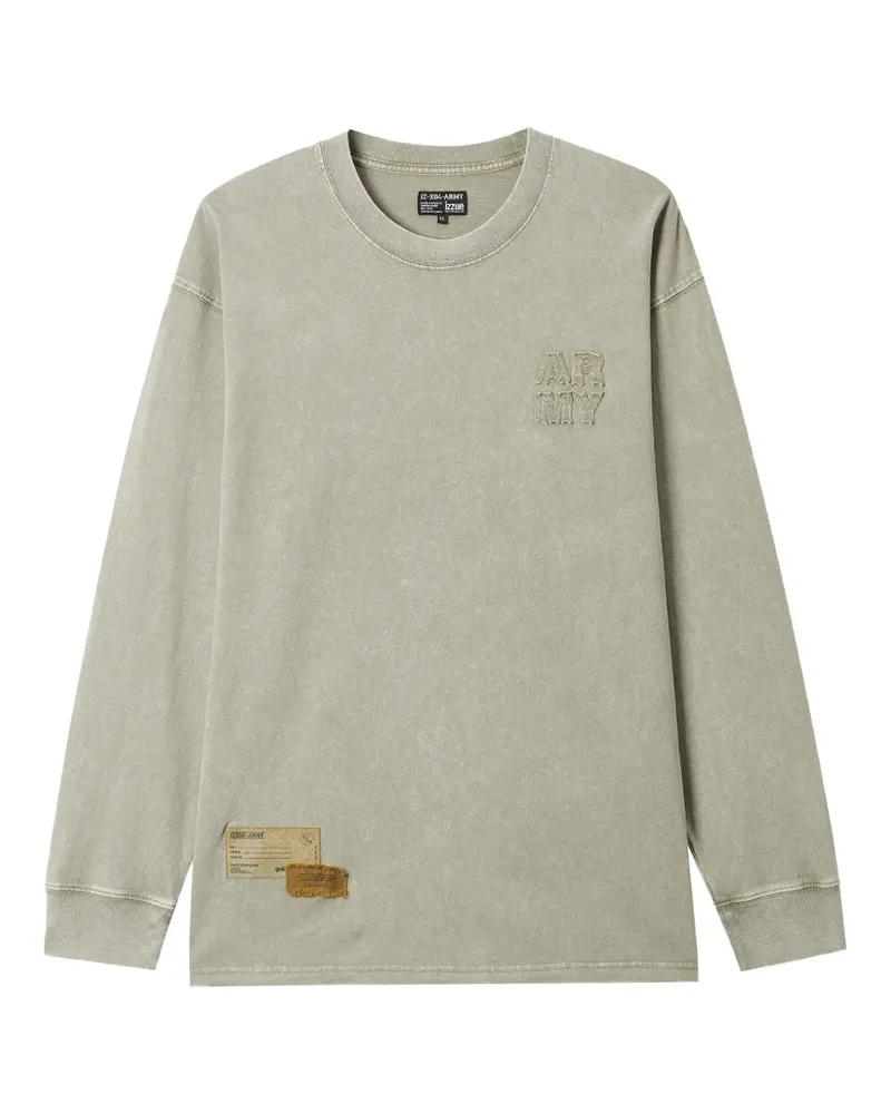 Izzue crew-neck applique T-shirt - Grün Grün