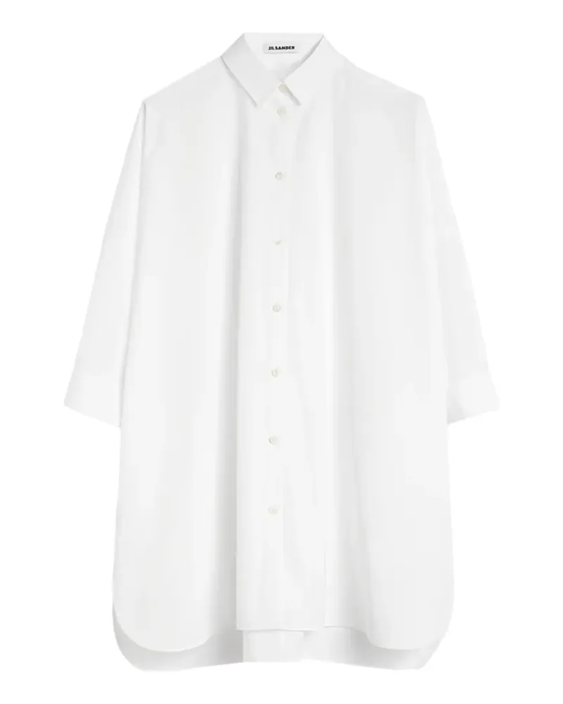 Jil Sander Klassisches Hemd - Weiß Weiß