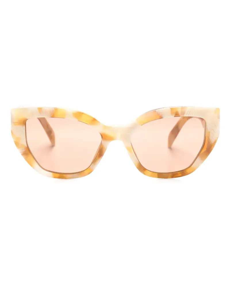 Prada Sonnenbrille im Butterfly-Design - Nude Nude