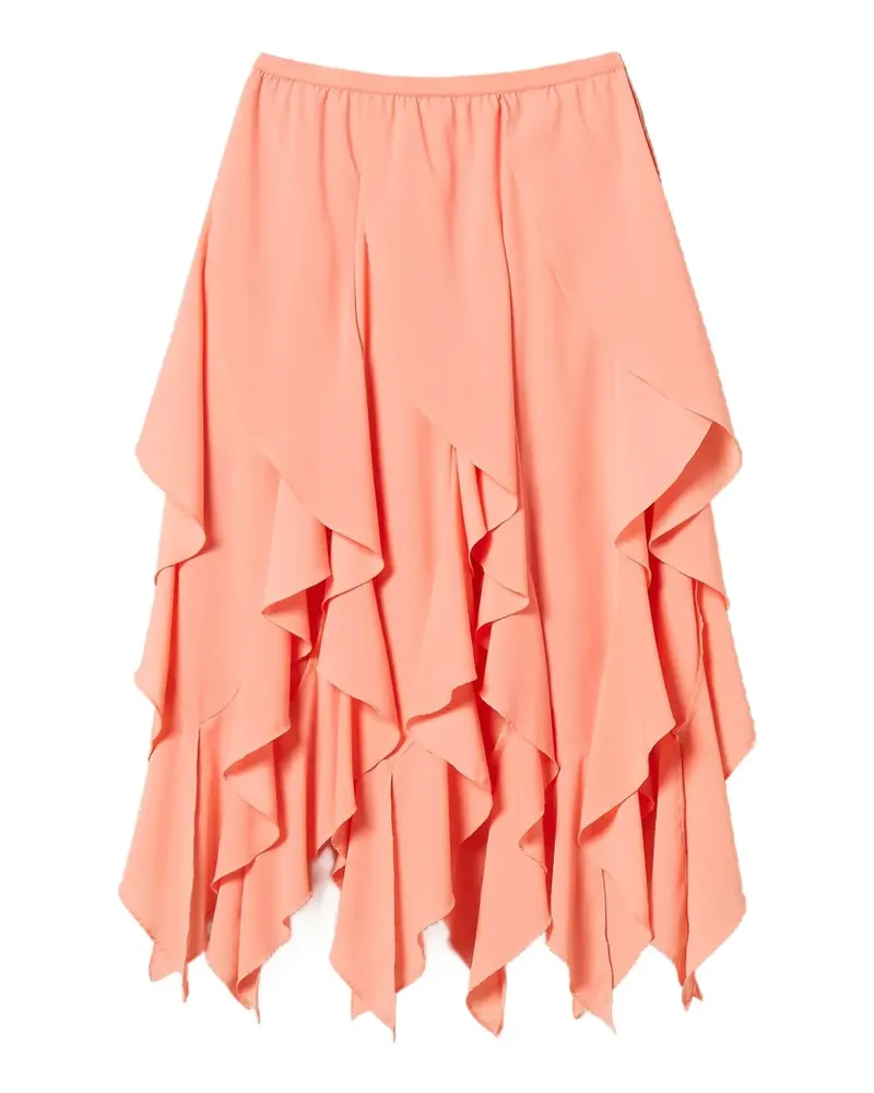 Twin-Set Gerüschter Rock - Orange Orange