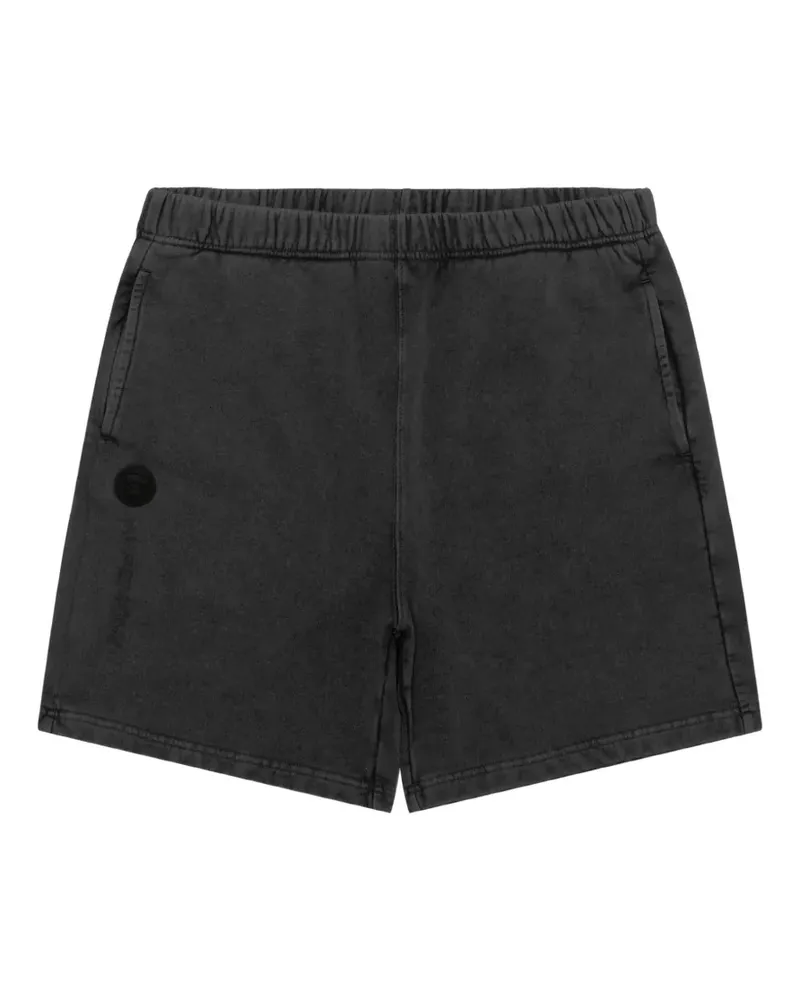 BAPE logo-patch shorts - Grau Grau
