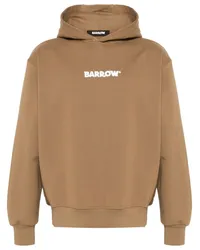 BARROW Hoodie mit Logo-Print Braun