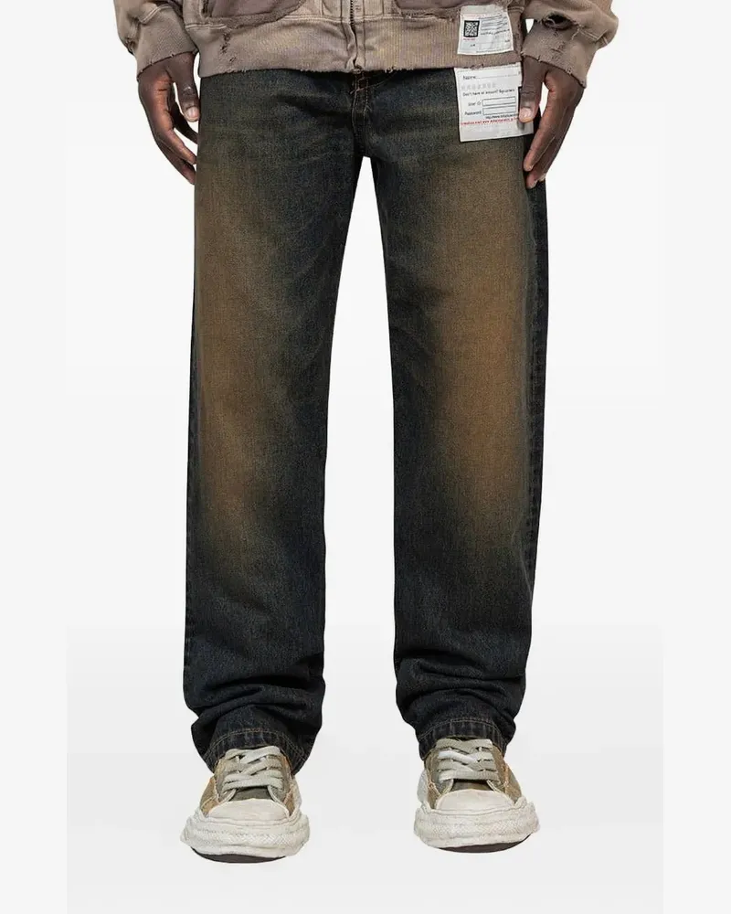 MIHARAYASUHIRO Ausgeblichene Jeans - Grau Grau