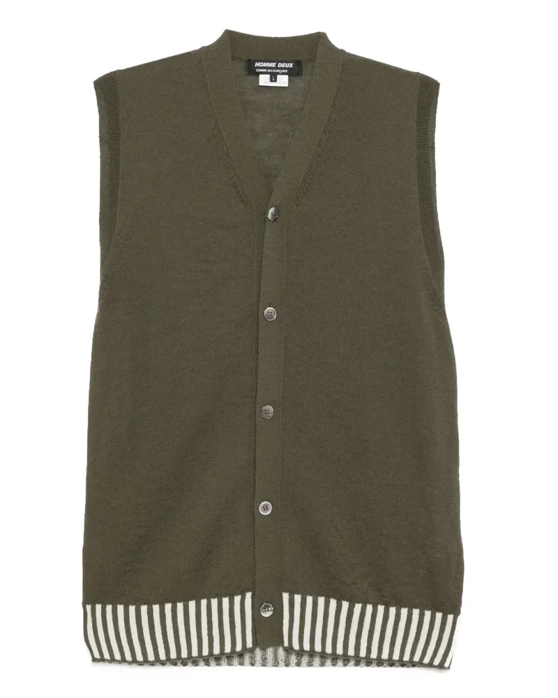 Comme des Garçons Geknöpfter Cardigan - Grün Grün