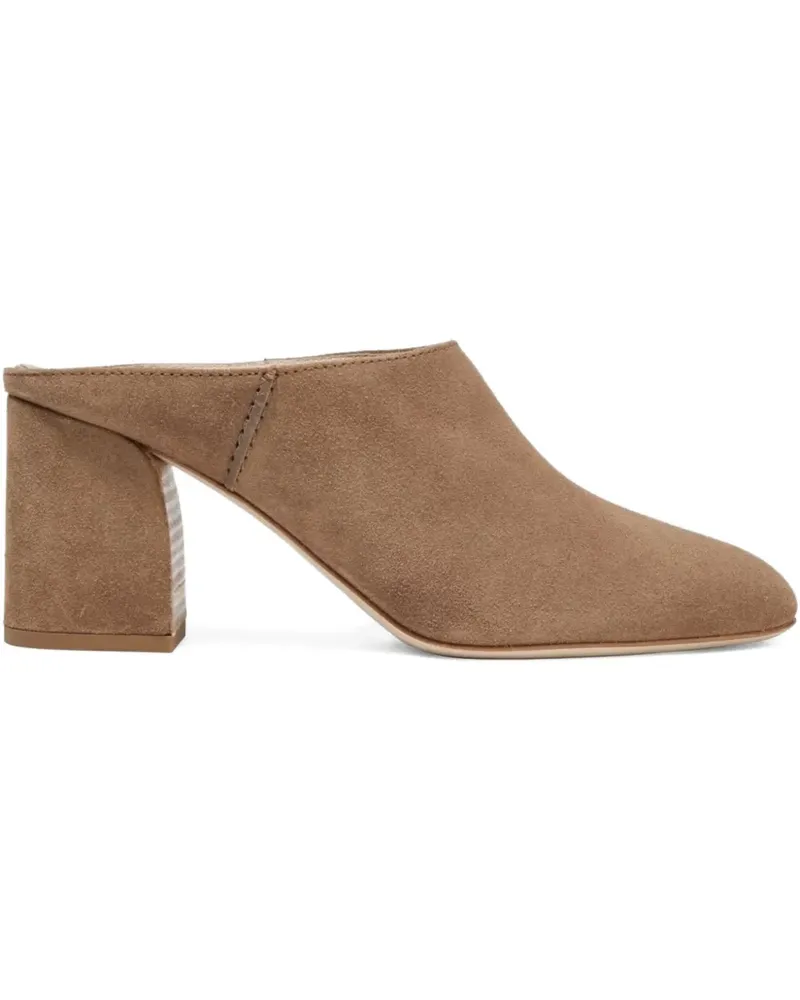TOD'S Mules mit Blockabsatz - Nude Nude
