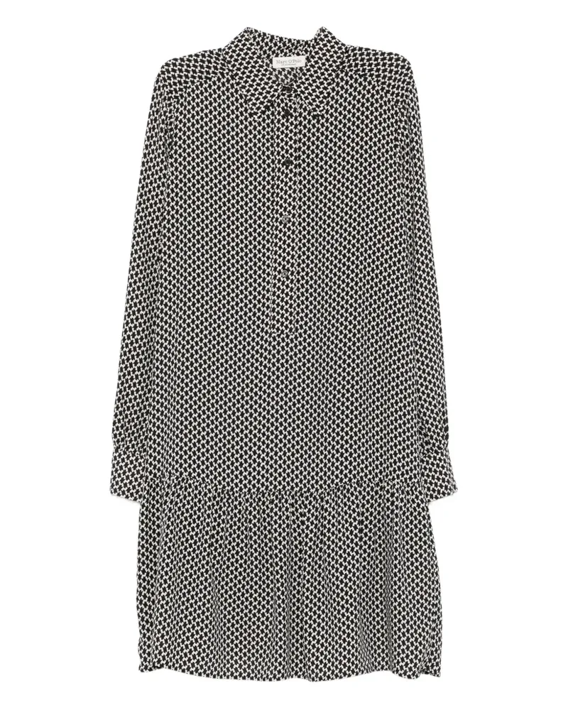 Marc O'Polo Minikleid mit geometrischem Print - Schwarz Schwarz