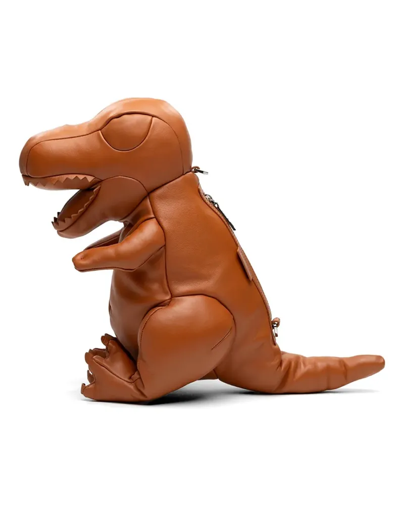 MIHARAYASUHIRO Dolls T-Rex shoulder bag - Braun Braun