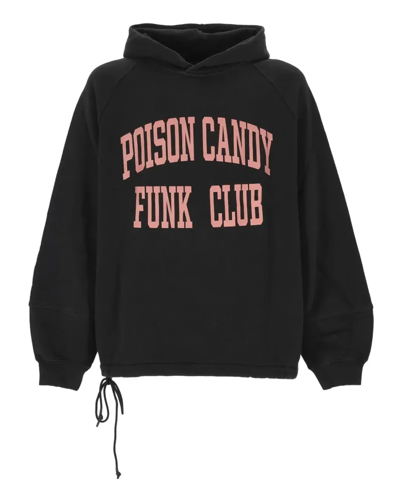 Applied Art Forms Hoodie mit grafischem Print - Schwarz Schwarz