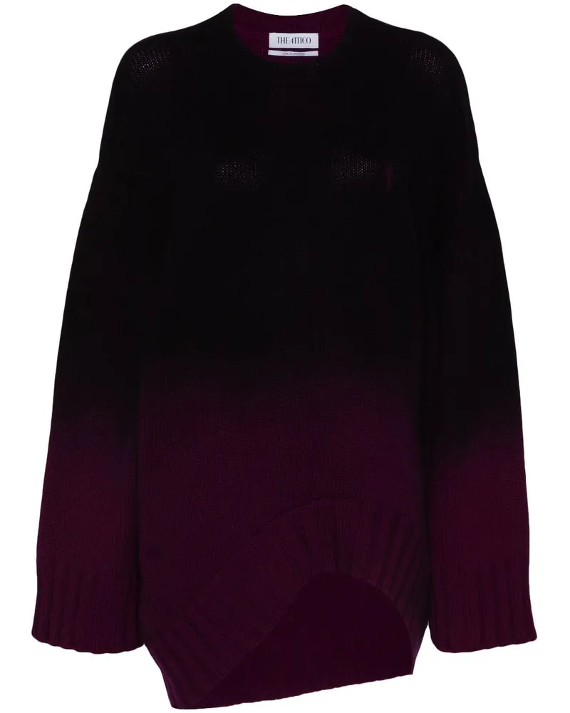 ATTICO Langer Pullover mit Farbverlauf - Violett Violett