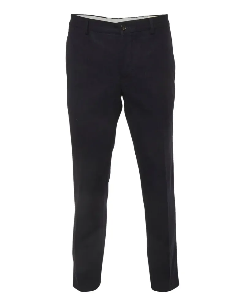 Brunello Cucinelli straight-leg wool trousers - Blau Blau