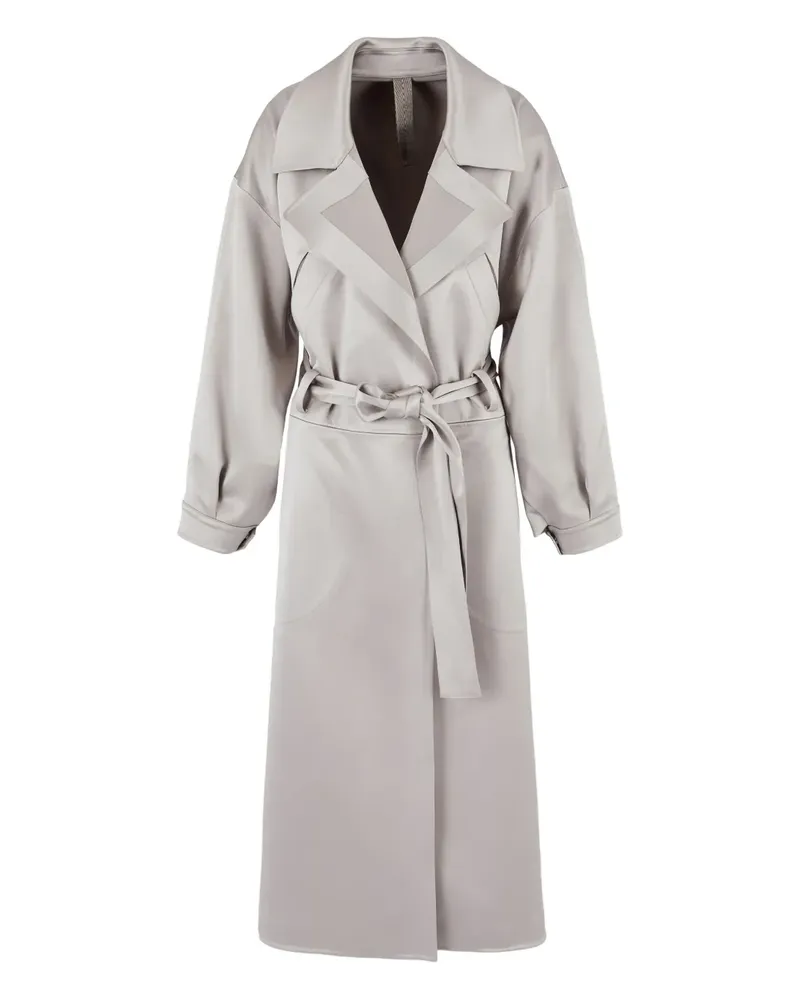Giorgio Armani Trenchcoat mit Gürtel - Grau Grau