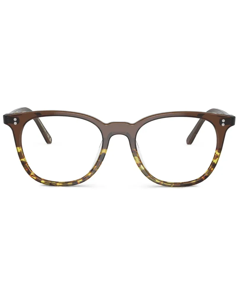 Oliver Peoples Josianne Brille mit rundem Gestell - Braun Braun