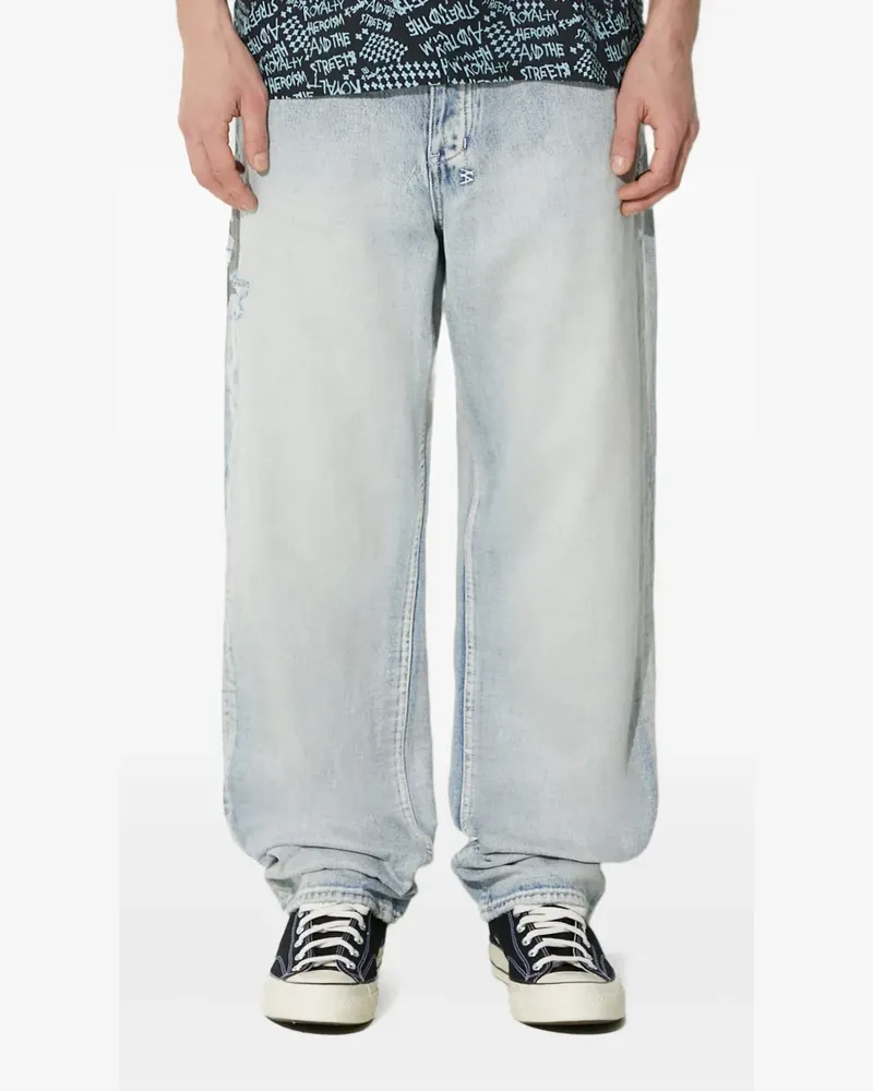 ksubi Jeans mit grafischem Print - Blau Blau