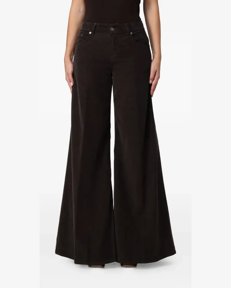 Dondup Marlen Jeans mit weitem Bein - Braun Braun