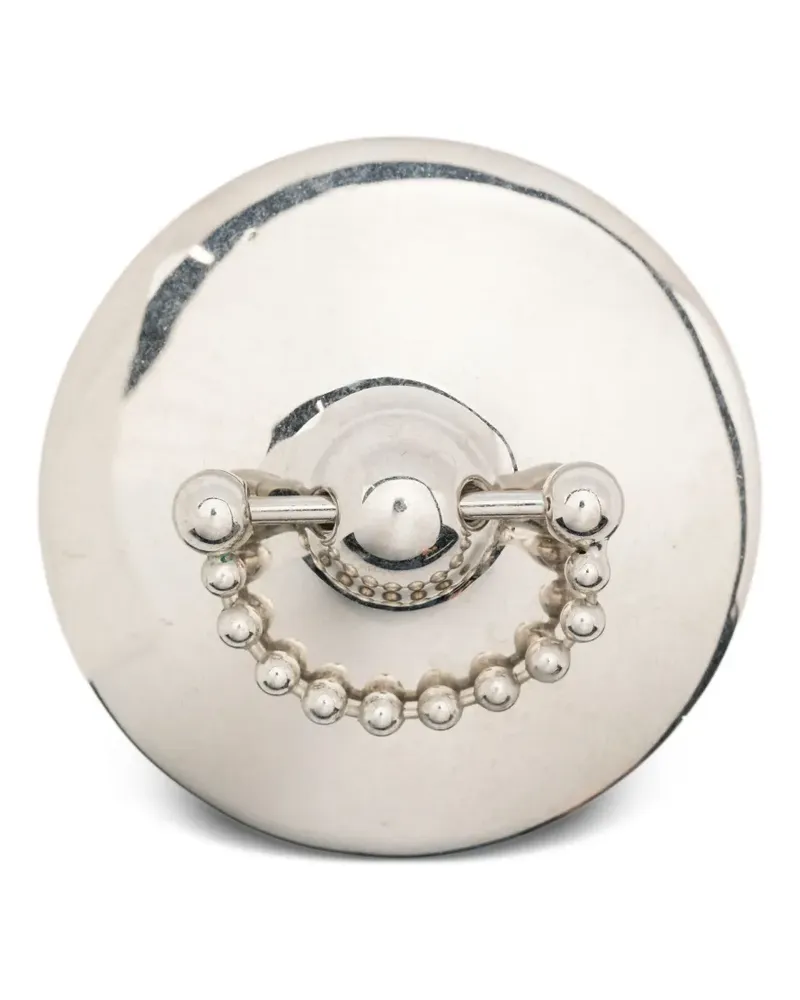 PANCONESI Lamina Barbell Brosche - Silber Silber