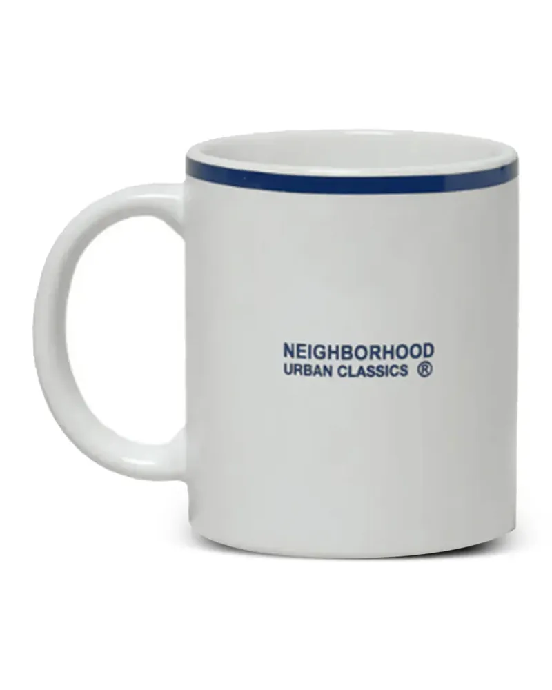 Neighborhood rim mug cup (set of two) - Weiß Weiß