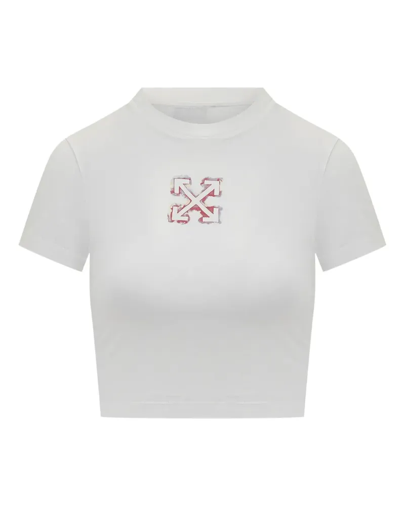 OFF-WHITE Arrow 90s-Fit T-Shirt - Weiß Weiß